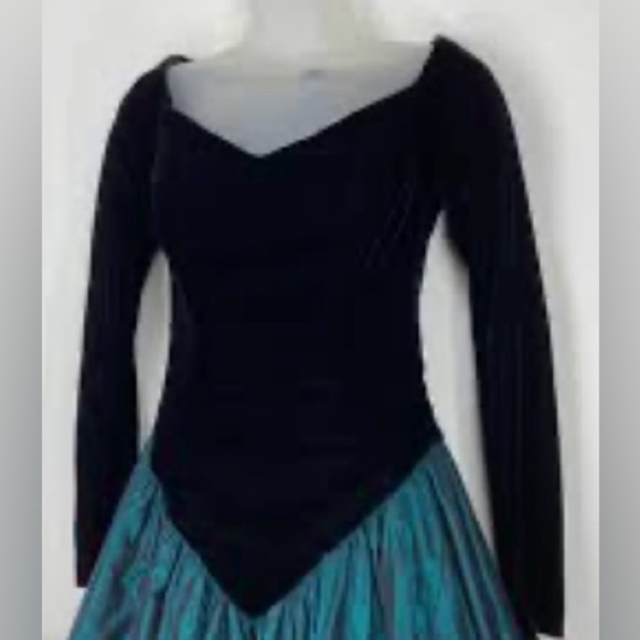 LORALIE original vintage velvet taffeta detachable bow made in USA NEW size 4 - Picture 1 of 10